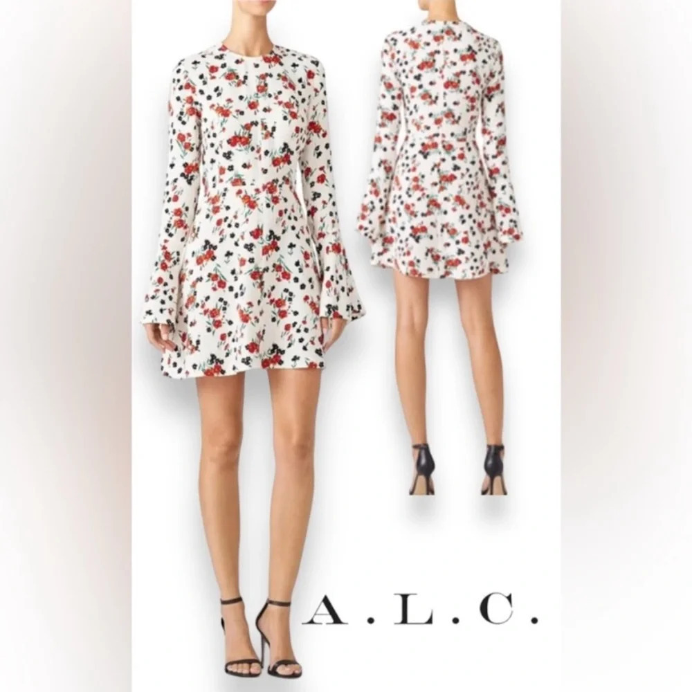 ALC Trixie floral long sleeve dress 17952